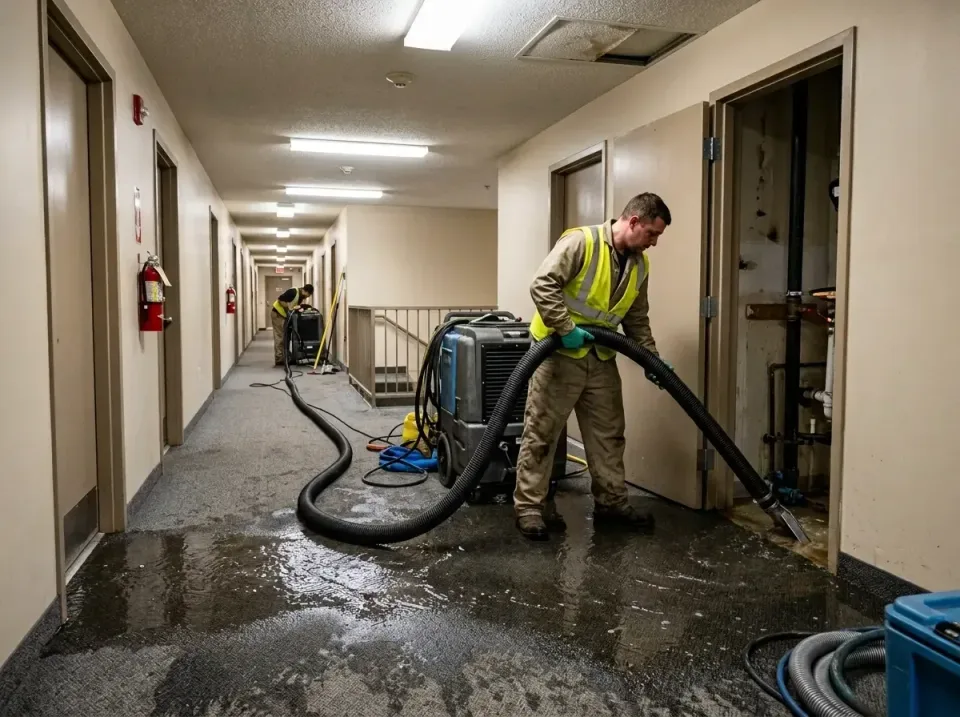 multi-unit-apartment-hallway-f-005 — frequently asked questions, Emergency Burst Pipe Water Extraction & Removal in Maize, KS